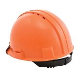 ZAŠČITNA ČELADA ORANŽNA GRADBENA TIP 200 Z REGULACIJO ZADAJ