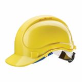 ZAŠČITNA ČELADA RUMENA GRADBENA Z REGULACIJO ZADAJ