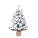 ZASNEŽENA NOVOLETNA JELKA IZ UMETNE MASE, VIŠINE 60 CM