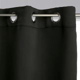 ZAVESA ATMOSPHERE ZATEMNITVENA 140X260CM PES ČRNA