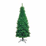 NOVOLETNA JELKA SLIM LINE 155 CM TANKA TEMNO ZELENA