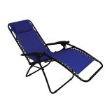 STOL ZA KAMPIRANJE BIVA ZERO POČIVALNIK, MODER