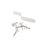 OBEŠALO ŽIČNIK S PVC NOSILCEM V ZAVITKU JE 20 KOS