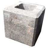 BETONSKI IZDELEK KOGRAD ZIDAK FUTURA TREND POLOVIČKA 20X20X19 NATURE