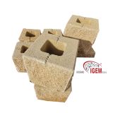 BETONSKI IZDELEK KOGRAD ZIDAK FUTURAX ZAKLJUČNI RUMEN POLOVIČKA 20X20X20