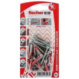 ZIDNI VLOŽEK Z VIJAKOM FISCHER DUOPOWER 5X25 S K NV VLOŽEK+VIJ. VGREZ. GL.