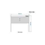 ZIP SCREEN 286 CM MS VISCOM ZA PERGOLO 286 X 286 CM.