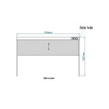 ZIP SCREEN 400 CM MS VISCOM ZA PERGOLO 400X286 CM