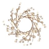 VENČEK GLOSSTYLE ZLATI S PERLAMI 25 CM PREMERA