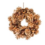 VENČEK GLOSSTYLE ZLATI Z VRVICO PREMERA 24 CM