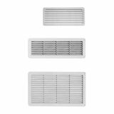 ZRAČNIK BREZ REGULACIJE VAFRA PVC FASADNI 375X230 KVADRATNI NA VIJAKE