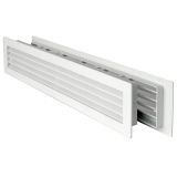 ZRAČNIK Z REGULACIJO VAFRA PVC 480X98 ZA VRATA RJAVA