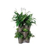 ZUNANJA POSODA ROMA 38.5X38.5X17CM ANTRACIT