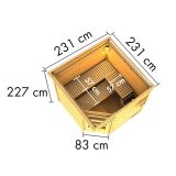 FINSKA SAVNA PELLE+9KW GRELEC ZR ZEMELJSKA SIVA