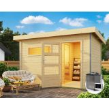 FINSKA SAVNA SKROLLAN 2+9KW GRELEC ZR 38MM MODERNA VRATA