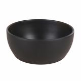 ZUNANJA SKLEDA 910 18 CM ČRNA ANTRACIT KERAMIKA