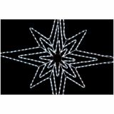 LUČKE MQ ZVEZDA 3X LED BELA S S SV. EFEKTOM 135X135 CM