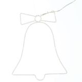 LUČKE MQ ZVONEC 25X30 CM 30 MINI LED TOPLO BELE PRITISKAČ