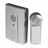 ZVONEC EMOS BREZŽIČNI SREBRN 16 MELOD ZVONEC BAT. + TIPKA BAT.