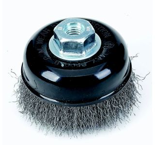 SKODELASTA ŽIČNA ŠČETKA TACTIX 100MM NAVOJ M14 FE 0.30MM VALOVITA ŽICA SKODELASTA ŽIČNA ŠČETKA TACTIX 100MM NAVOJ M14 FE 0.30MM VALOVITA ŽICA