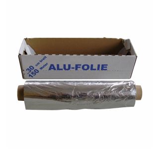 GOSPODINJSKA FOLIJA ALUFIX 150MX30CM V ŠKATLI Z ŽAGICO NEUTRAL