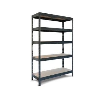 REGAL AR SHELVING 180X120X50CM 5P/300KG ANTRACIT SIV