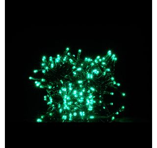 208 LED TOPLO ZELENIH LUČK Z  RAZLIČNIMI PROGRAMI UTRIPANJA