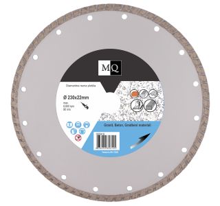 DIAMANTNA REZALNA PLOŠČA MQ 230X22X7 MM GRANIT, BETON, STREŠNA OPEKA