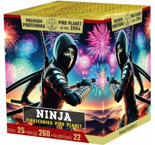 BATERIJA PIRO PLANET NINJA NEM 260 G / KAT. F2 BATERIJA PIRO PLANET NINJA NEM 260 G / KAT. F2