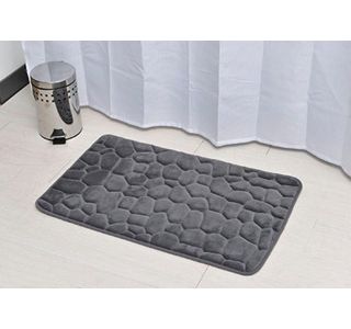 TENDANCE PREPROGA ZA KOPALNICO 50  X 80 CM, TEMNO SIVA