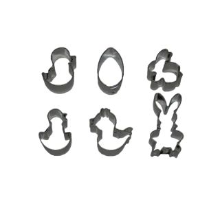 MODEL ZA OBLIKOVANJE SMOLIK 6 DELNI VELIKONOČNI SET RAZLIČNE OBLIKE, NERJAVNI