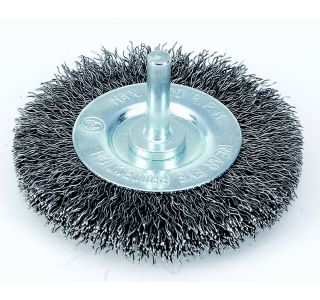 KROŽNA ŽIČNA ŠČETKA TACTIX 75MM FE 0.30MM OS 6MM KROŽNA ŽIČNA ŠČETKA TACTIX 75MM FE 0.30MM OS 6MM