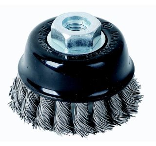 SKODELASTA ŽIČNA ŠČETKA TACTIX 75MM NAVOJ M14 FE 0.50 MM PLETENA ŽICA SKODELASTA ŽIČNA ŠČETKA TACTIX 75MM NAVOJ M14 FE 0.50 MM PLETENA ŽICA