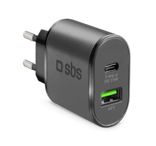 ADAPTER SBS ULTRA FAST USB-C 25W + ADAPTER SBS ULTRA FAST USB-C 25W +