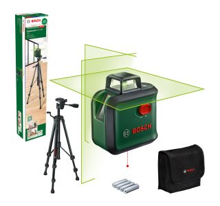 ADVANCEDLEVEL 360 + TT 150 LINIJSKI LASER Z ZELENIM ŽARKOM + STOJALO TT 150