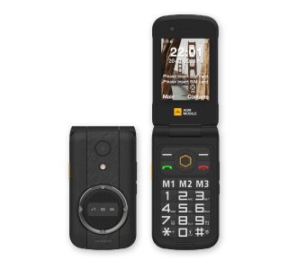 AGM ODPORNI PREKLOPNI TELEFON NA TIPKE FLIP M8 (4G) DS, IP68/IP69K/MIL-STD-810H, ČRN