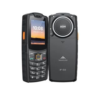 AGM ODPORNI TELEFON NA TIPKE AGM M6 SE (4G LTE) DUAL SIM, IP68/IP69K/MIL-STD-810H, ČRN