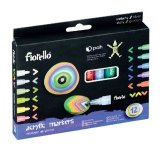 AKRILNI FLOMASTRI FIORELLO, SET 12