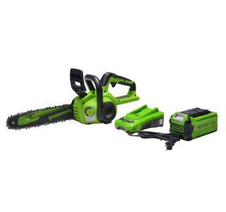 AKUMULATOR. VERIŽNA ŽAGA GREENWORKS 40V 2AH 30 CM Z BATERIJO IN POLNILNIKOM G40CS30K2 AKUMULATOR. VERIŽNA ŽAGA GREENWORKS 40V 2AH 30 CM Z BATERIJO IN POLNILNIKOM G40CS30K2