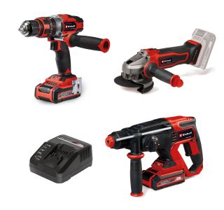 AKUMULATORSKI SET EINHELL TE-TK 18/3 LI CD+AG+HD AKUMULATORSKI SET EINHELL TE-TK 18/3 LI CD+AG+HD