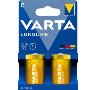ALKALNI BATERIJSKI VLOŽEK VARTA LR14 BL/2 C LONGLIFE