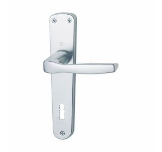 ALU KLJUKA ZA VRATA HOPPE MILANO S ŠČITOM KLJUČ F-1