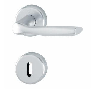 ALU KLJUKA ZA VRATA HOPPE MILANO Z ROZETO KLJUČ F-1