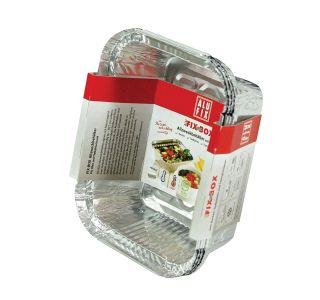 MODEL ZA OBLIKOVANJE ALUFIX 125X105X40 MM 4/1 FIXBOX ALU POSODA S POKROVOM