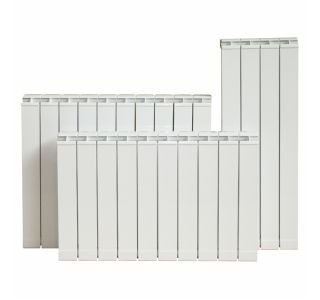 ALUMINIJASTI RADIATOR AKLIMAT M650 10 ČL. BELI