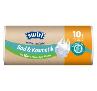 ANTIBAKTERIJSKE VREČKE ZA SMETI 10 L, 37 KOSOV