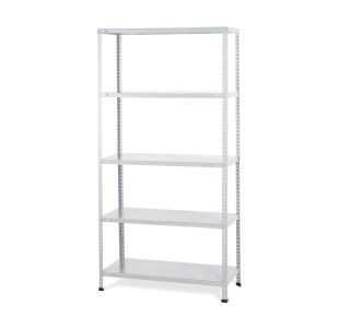 REGAL AR SHELVING 180X90X30 CM 5P/70KG BEL KOVINSKA POLICA