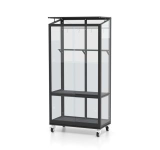 BALKONSKI RASTLINJAK VITAVIA POLIS 350 ESG, ČRNA KOLESA