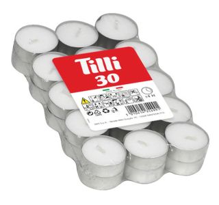 ČAJNA SVEČA TILLI 30/1 BELA