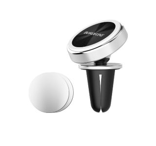 BOROFONE AVTONOSILEC BH6 MAGNETNI NOSILEC, PRITRDITEV V ZRAČNIK - SREBRN